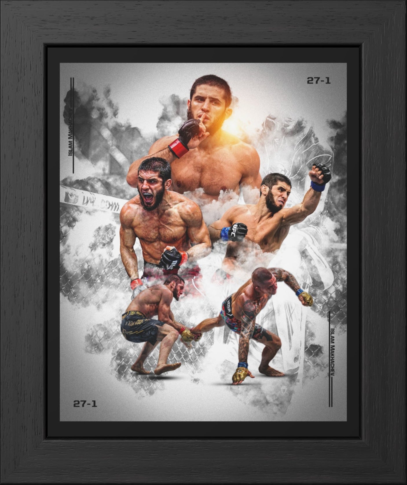 Islam Makhachev Framed Poster