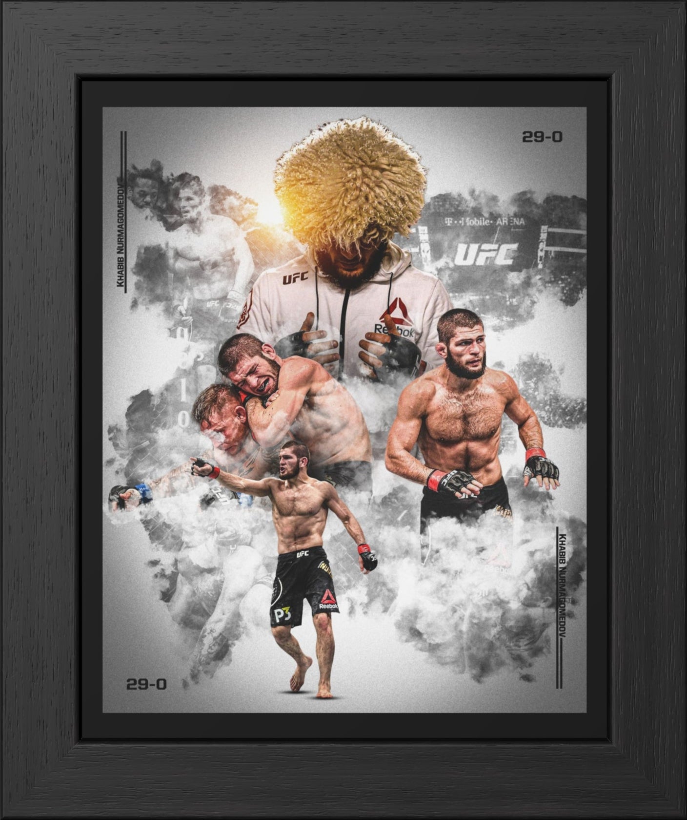 Khabib Nurmagomedov Framed Poster