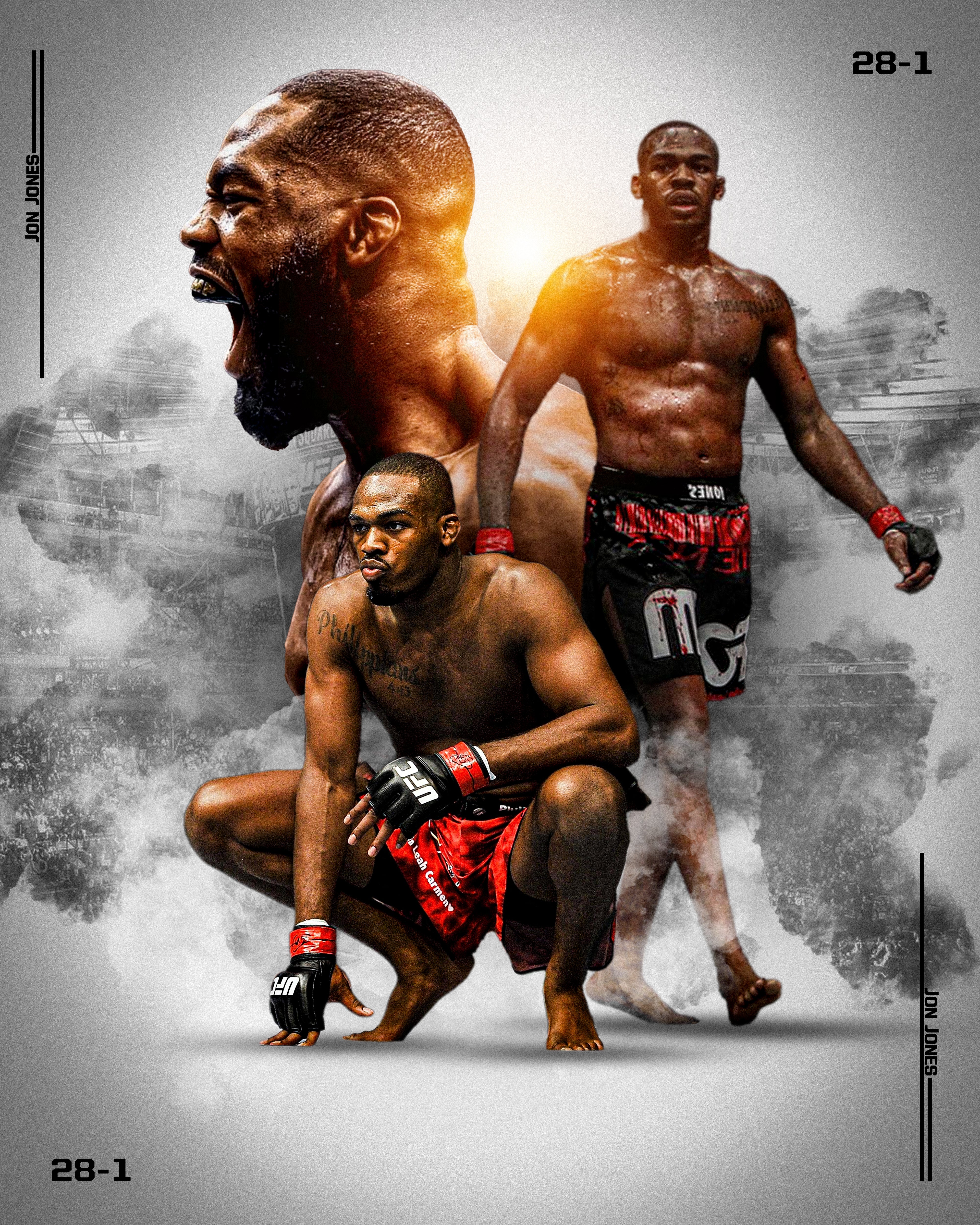 Jon Jones Digital Poster