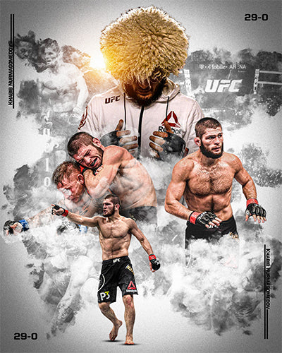 Khabib Nurmagomedov Digital Poster