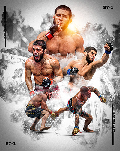 Islam Makhachev Digital Poster