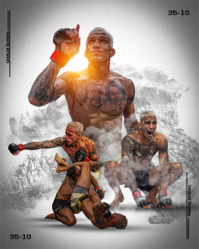 Charles Oliveira Digital Poster